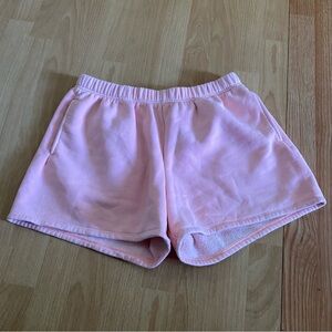 J. Crew Pink Athletic Shorts Elastic Waistband